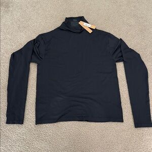 SKIMS Black Nylon-Blend Top